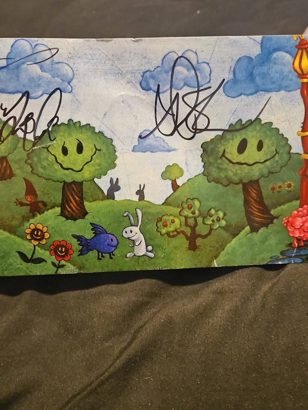 Vintage Autographed Stolen Babies band Naught Poster